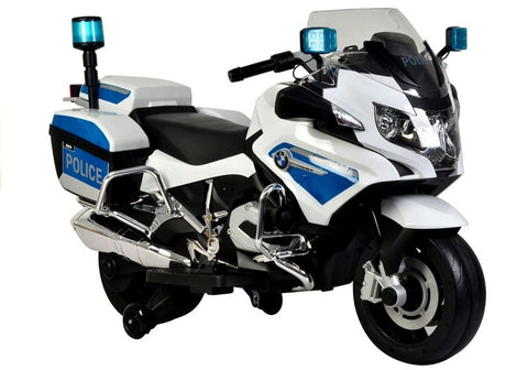 Electric Ride-On Motorbike - BMW R1200 Police Bike Sirens Lights