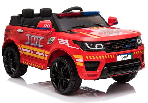 Fire Rapid Response Car Ride On 12V JC002